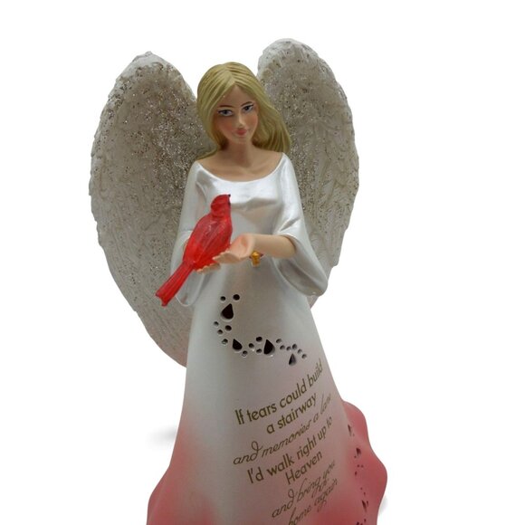 THOMAS KINKADE If Tears Could Build A Stairway Light of Love Angel Memorial - Picture 2 of 12